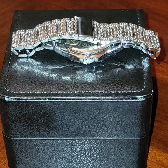 Mens Luxury Hiphop Full Ice Simulated Diamonds (CZ) Quartz Movement Watch - Picture 10 of 11